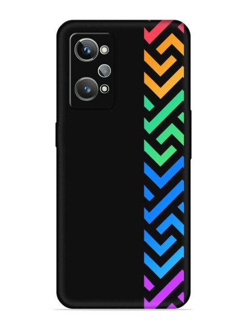 Colorshape Stripes Embossed Soft Silicone Case for Realme Gt 2