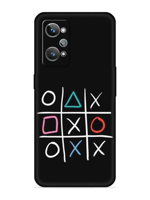 Super Neon Tic-Tac-Toe Embossed Soft Silicone Case for Realme Gt 2