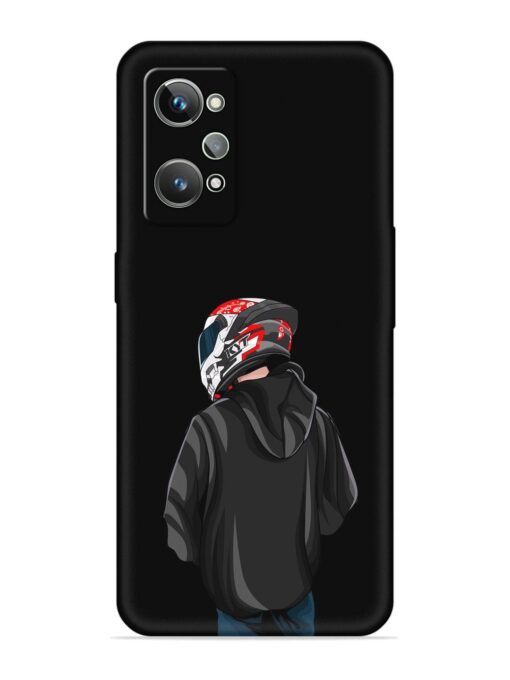 Motorcycle Rider Embossed Soft Silicone Case for Realme Gt 2