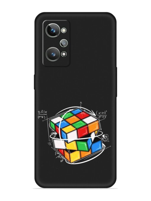 Cubik Vector Embossed Soft Silicone Case for Realme Gt 2