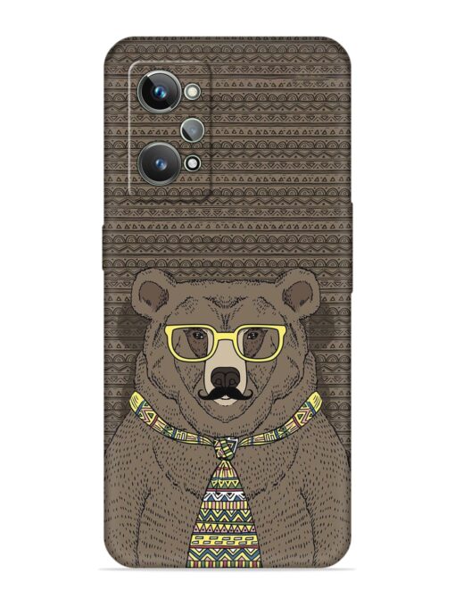 Grizzly Bear Embossed Soft Silicone Case for Realme Gt 2