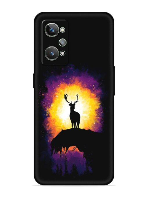 Elk Animal Art Embossed Soft Silicone Case for Realme Gt 2 Zapvi