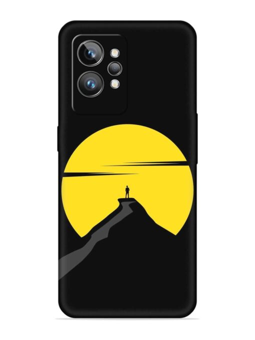 Black Ultra Vector Embossed Soft Silicone Case for Realme Gt 2 Pro