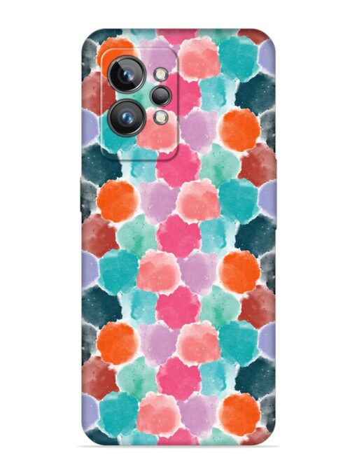 Colorful Seamless Pattern Embossed Soft Silicone Case for Realme Gt 2 Pro