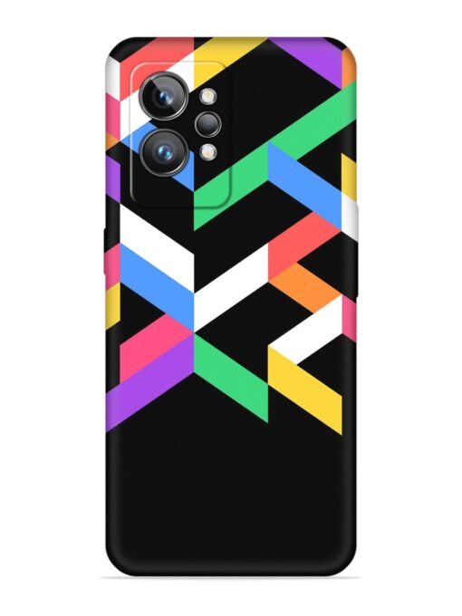 Colorshape Abstarct Embossed Soft Silicone Case for Realme Gt 2 Pro