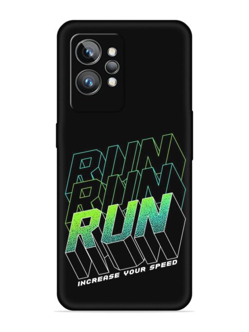 Run Embossed Soft Silicone Case for Realme Gt 2 Pro