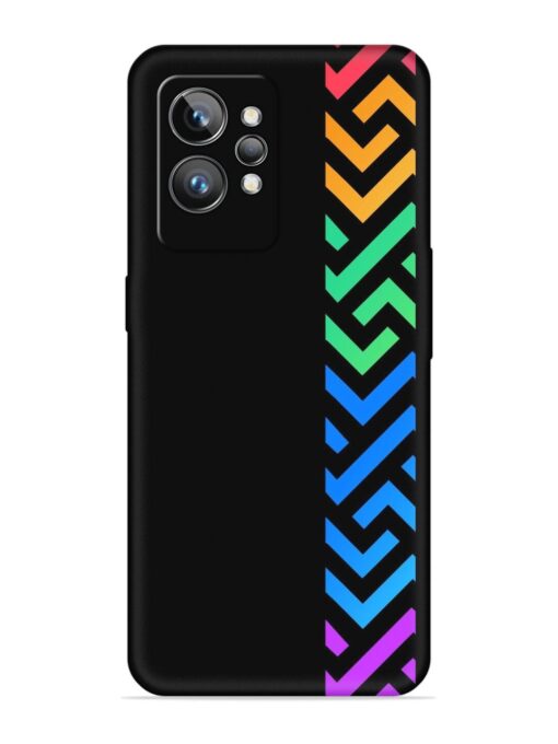 Colorshape Stripes Embossed Soft Silicone Case for Realme Gt 2 Pro