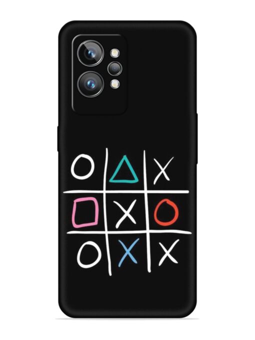 Super Neon Tic-Tac-Toe Embossed Soft Silicone Case for Realme Gt 2 Pro