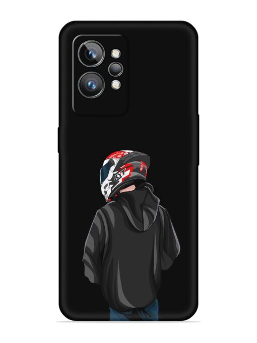 Motorcycle Rider Embossed Soft Silicone Case for Realme Gt 2 Pro