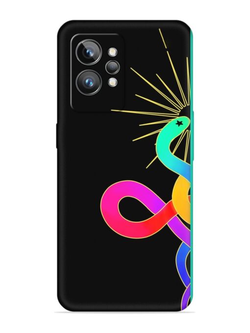 Art Geometric Abstraction Embossed Soft Silicone Case for Realme Gt 2 Pro