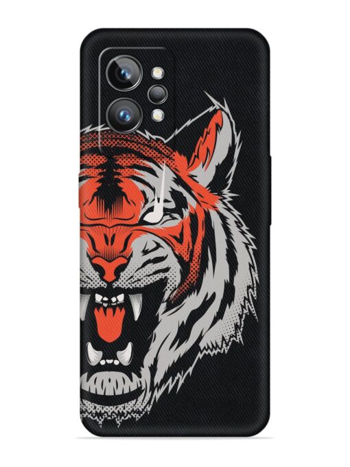 Tiger Aggression Embossed Soft Silicone Case for Realme Gt 2 Pro