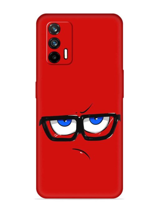 Rad Angry Face Embossed Soft Silicone Case for Realme Gt (5G)