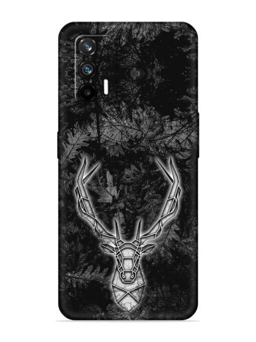 Ancient Deer Embossed Soft Silicone Case for Realme Gt (5G)