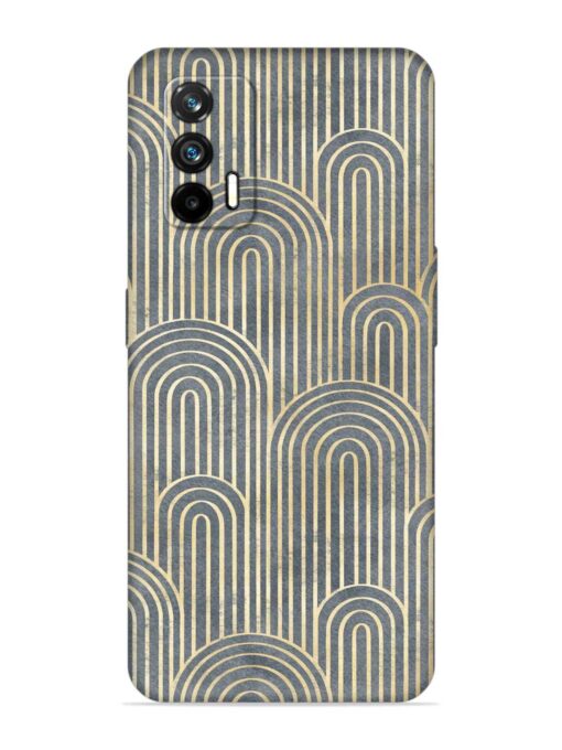 Art Deco Style Embossed Soft Silicone Case for Realme Gt (5G)