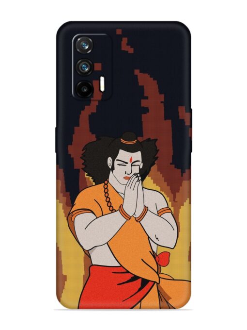 Shree Ram Vector Embossed Soft Silicone Case for Realme Gt (5G) Zapvi