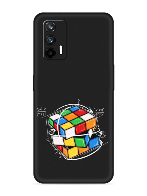 Cubik Vector Embossed Soft Silicone Case for Realme Gt (5G)