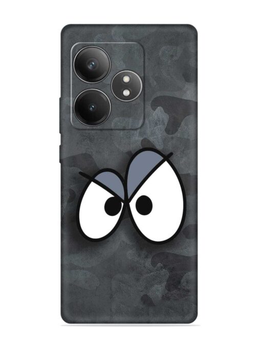 Big Eyes Night Mode Embossed Soft Silicone Case for Realme Gt 6T (5G) Zapvi