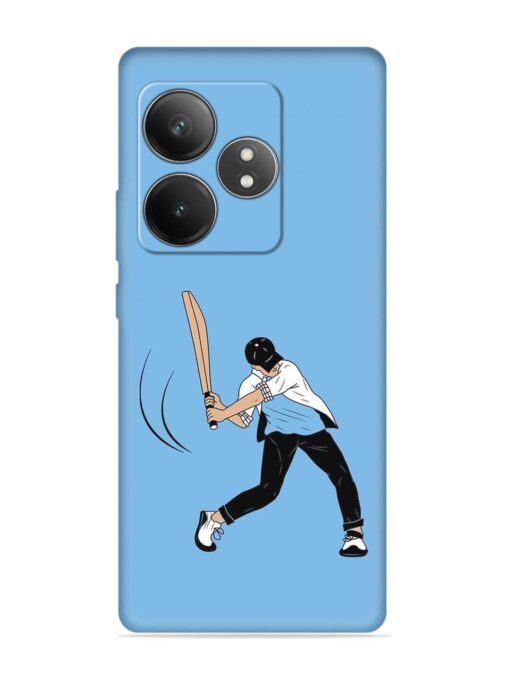 Cricket Gully Boy Embossed Soft Silicone Case for Realme Gt 6T (5G) Zapvi