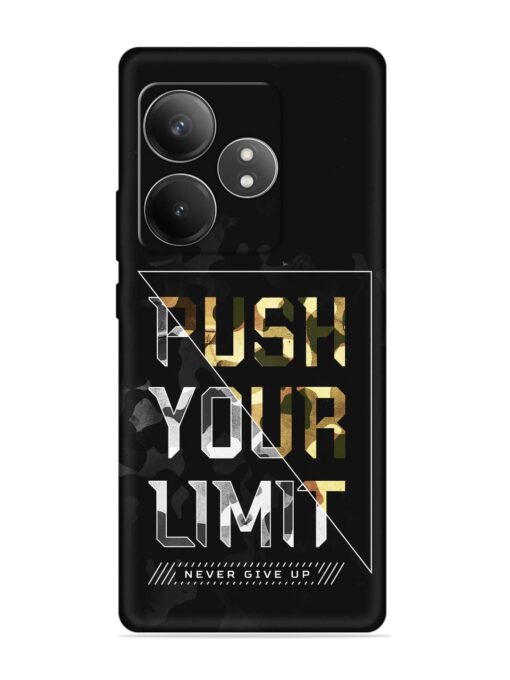 Push Your Limits Embossed Soft Silicone Case for Realme Gt 6T (5G) Zapvi