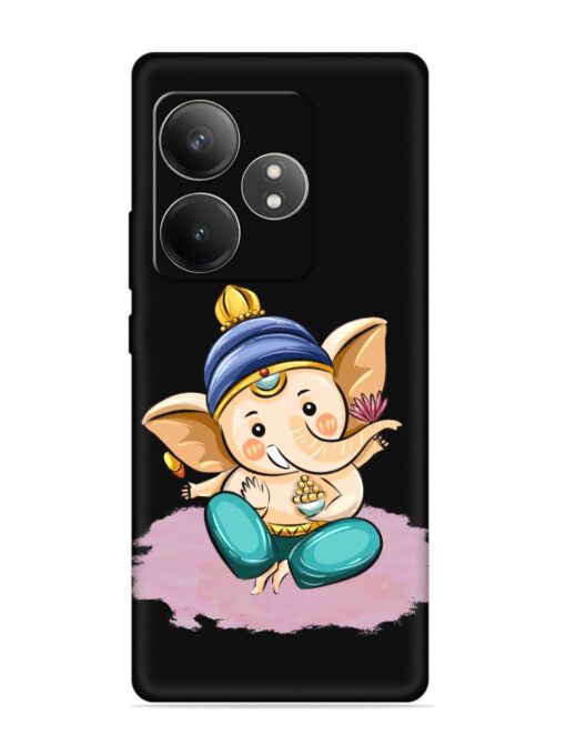 Bal Ganesh Vector Art Embossed Soft Silicone Case for Realme Gt 6T (5G) Zapvi