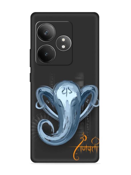 Illustration Lord Ganpati Embossed Soft Silicone Case for Realme Gt 6T (5G) Zapvi