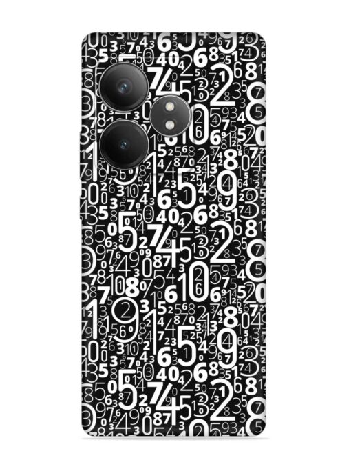 Many Numbers Different Embossed Soft Silicone Case for Realme Gt 6T (5G) Zapvi