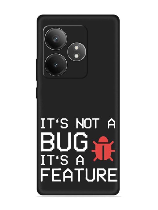 Not Bug Feature Embossed Soft Silicone Case for Realme Gt 6T (5G)