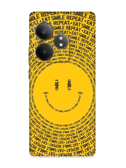 Smiley Embossed Soft Silicone Case for Realme Gt 6T (5G) Zapvi