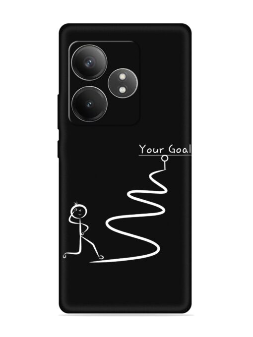 Your Goal Embossed Soft Silicone Case for Realme Gt 6T (5G)