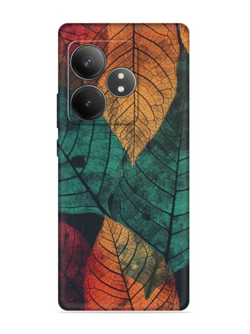 Leaves Artwork Embossed Soft Silicone Case for Realme Gt 6T (5G) Zapvi