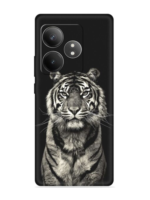 Tiger Art Embossed Soft Silicone Case for Realme Gt 6T (5G) Zapvi