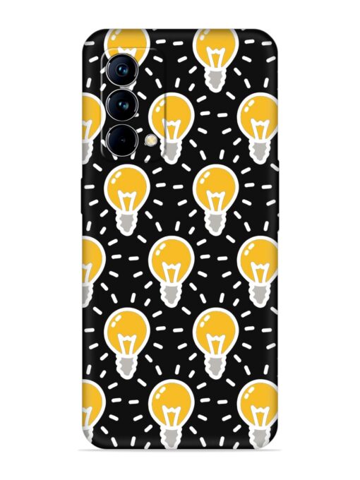 Light Bulb Seamless Embossed Soft Silicone Case for Realme Gt Master Edition