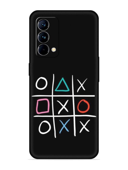 Super Neon Tic-Tac-Toe Embossed Soft Silicone Case for Realme Gt Master Edition