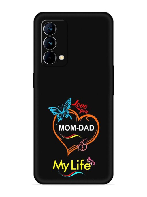 Love You Mom Dad Embossed Soft Silicone Case for Realme Gt Master Edition