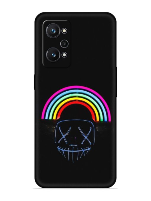 Mask Rainbow Embossed Soft Silicone Case for Realme Gt Neo 2