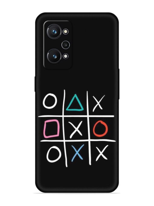 Super Neon Tic-Tac-Toe Embossed Soft Silicone Case for Realme Gt Neo 2