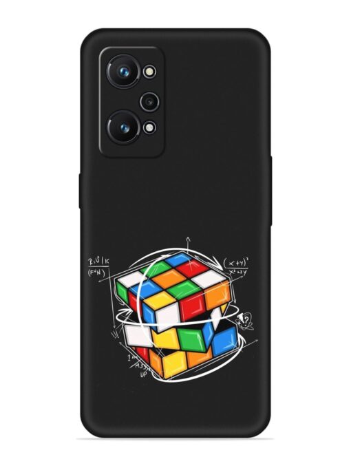 Cubik Vector Embossed Soft Silicone Case for Realme Gt Neo 2