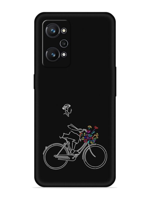 Minimalist Cycle Art Embossed Soft Silicone Case for Realme Gt Neo 2