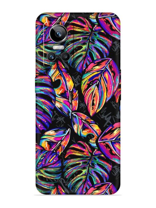 Tropical Seamless Vector Embossed Soft Silicone Case for Realme Gt Neo 3 Zapvi