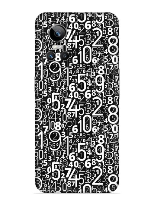 Many Numbers Different Embossed Soft Silicone Case for Realme Gt Neo 3