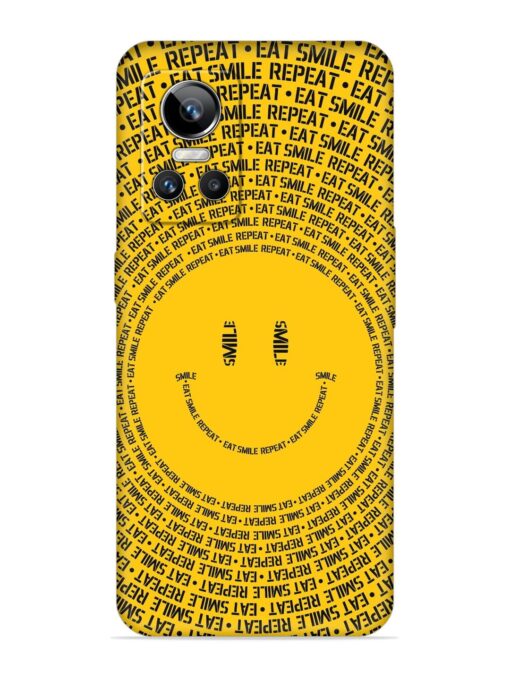 Smiley Embossed Soft Silicone Case for Realme Gt Neo 3 Zapvi