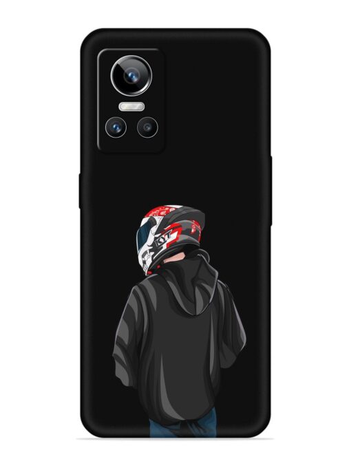 Motorcycle Rider Embossed Soft Silicone Case for Realme Gt Neo 3 Zapvi