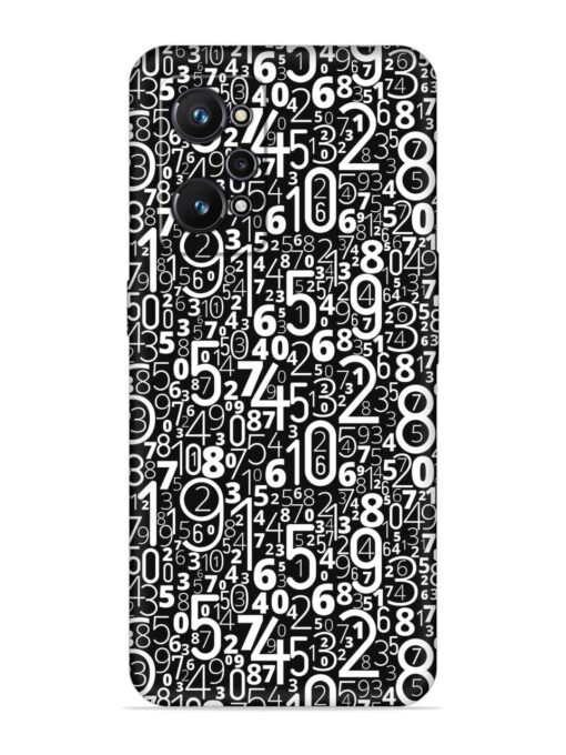 Many Numbers Different Embossed Soft Silicone Case for Realme Gt Neo 3T