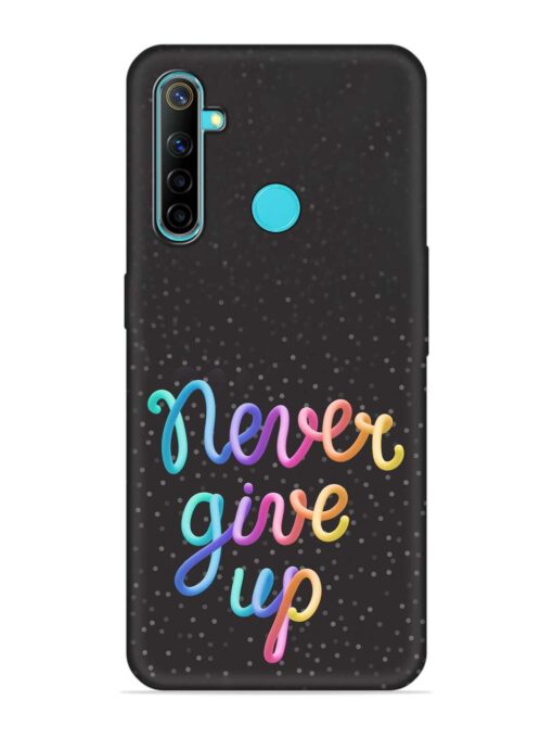 Colorful Stylized Rainbow Embossed Soft Silicone Case for Realme Narzo 10