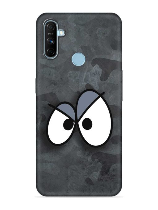 Big Eyes Night Mode Embossed Soft Silicone Case for Realme Narzo 10A