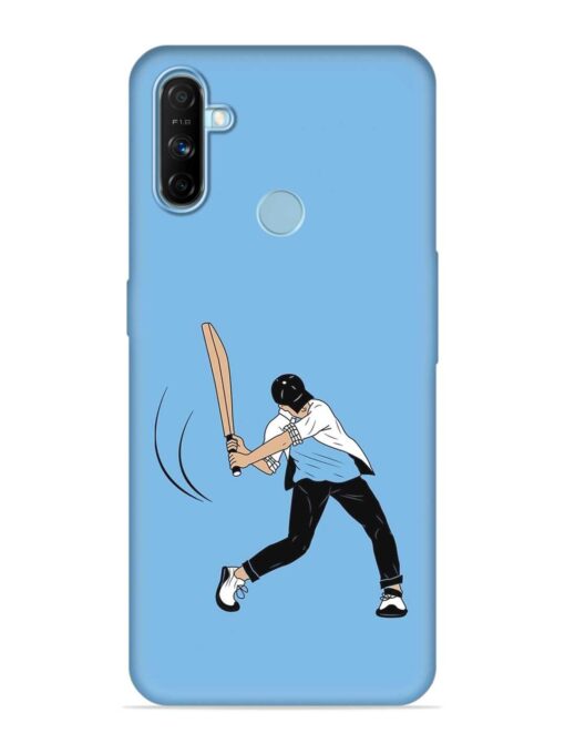 Cricket Gully Boy Embossed Soft Silicone Case for Realme Narzo 10A