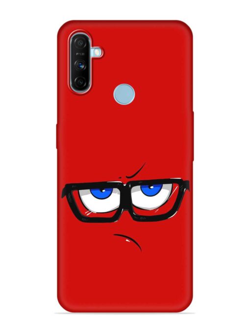 Rad Angry Face Embossed Soft Silicone Case for Realme Narzo 10A Zapvi