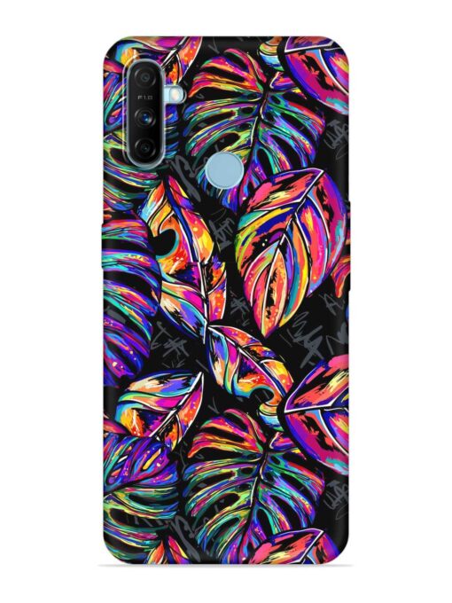 Tropical Seamless Vector Embossed Soft Silicone Case for Realme Narzo 10A Zapvi