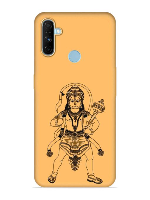 Indian God Hanuman Embossed Soft Silicone Case for Realme Narzo 10A