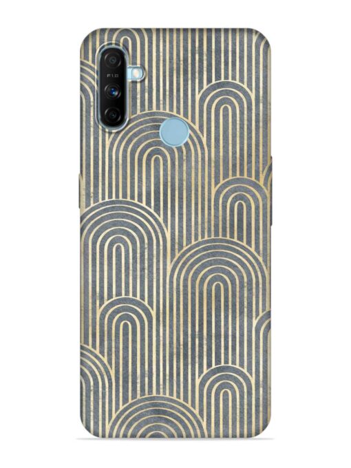 Art Deco Style Embossed Soft Silicone Case for Realme Narzo 10A